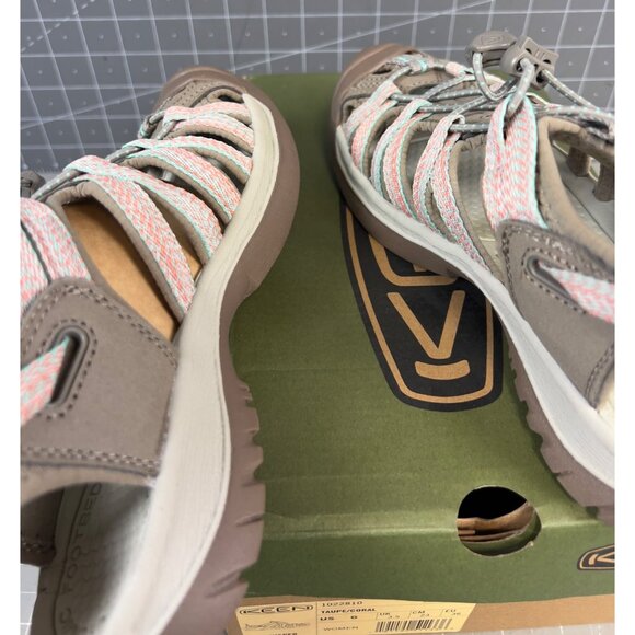 Keen Women’s Whisper Casual Sandals Sz. 6 US Taupe/Coral New - Picture 6 of 9